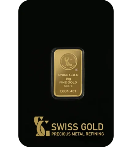 swiss gold bar 10g -goldiamart