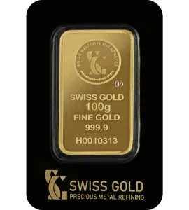 swiss gold bar 100g -goldiamart