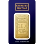 Emirates gold bar 100g -goldiamart