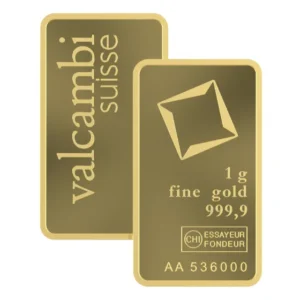 Valcambi gold bar 1g -goldiamart