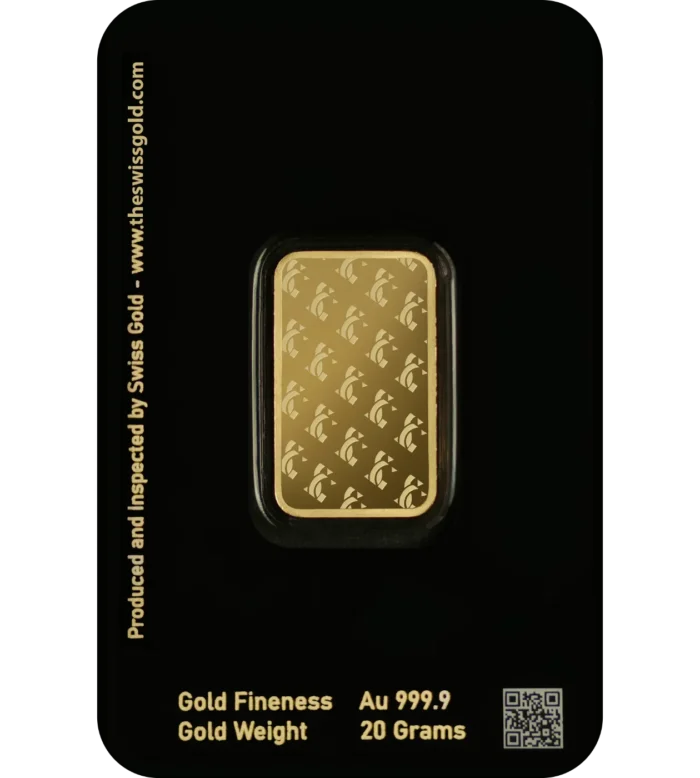 swiss gold bar 20g -goldiamart
