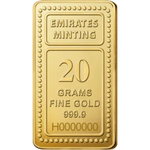 Emirates gold bar 20g -goldiamart