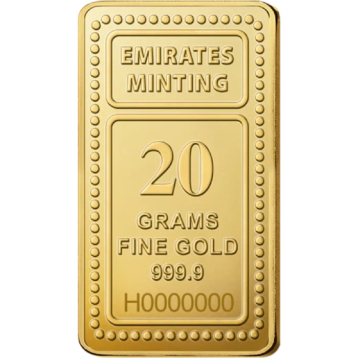 Emirates gold bar 20g -goldiamart