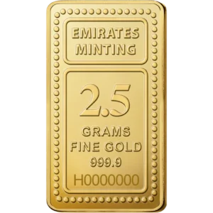 Emirates gold bar 2.5g -goldiamart
