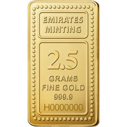 Emirates gold bar 2.5g -goldiamart