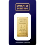 Emirates gold bar 50g -goldiamart