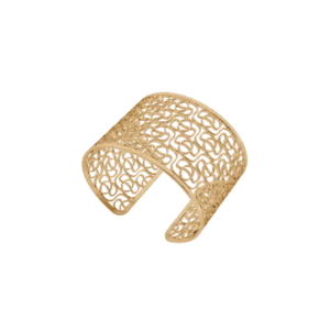 Perspective View Yellow Gold Cuff