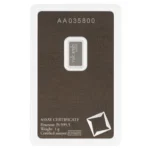 5 MintedBars 1g Pt 9995 Rear P