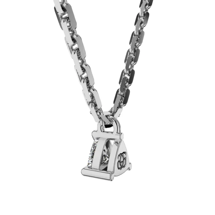 Trillion Cut Gold Pendant – Goldiamart Jewelry