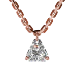 Elegant Trillion Cut Gold Pendant – Goldiamart Jewelry