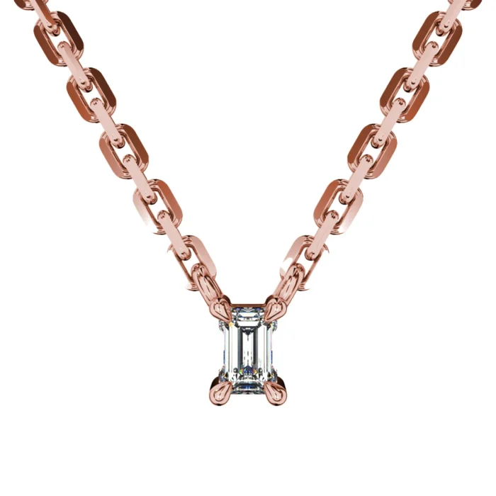 Emerald Cut Pendant for Women – Goldiamart Jewelry