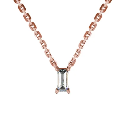 Emerald Cut Jewelry Pendant – Goldiamart Jewelry
