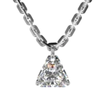 Elegant Trillion Cut Gold Pendant – Goldiamart Jewelry