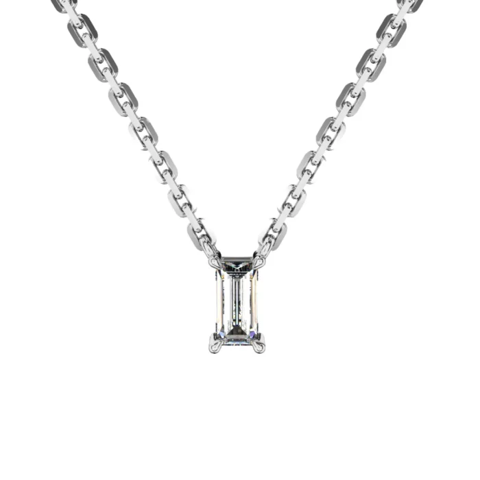 Emerald Cut Jewelry Pendant – Goldiamart Jewelry