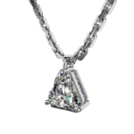 Elegant Trillion Cut Gold Pendant – Goldiamart Jewelry