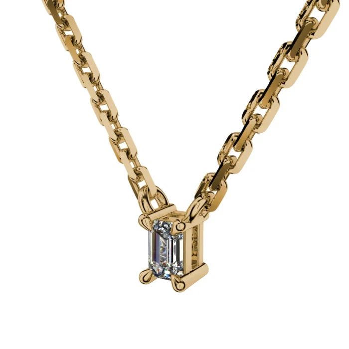 Emerald Cut Pendant for Women – Goldiamart Jewelry