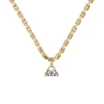 Trillion Cut Gold Pendant – Goldiamart Jewelry