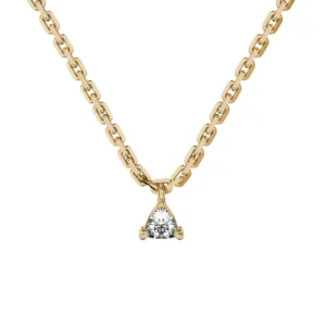 Trillion Cut Gold Pendant – Goldiamart Jewelry