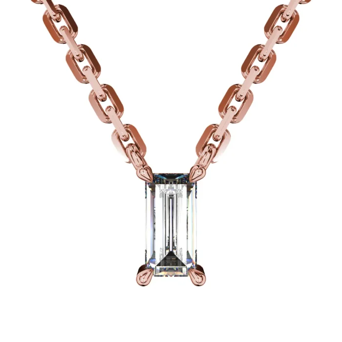 Emerald Cut Jewelry Pendant – Goldiamart Jewelry