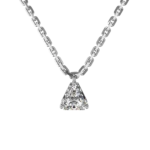 Elegant Trillion Cut Gold Pendant – Goldiamart Jewelry