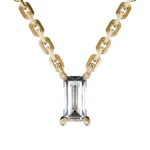 Emerald Cut Jewelry Pendant – Goldiamart Jewelry