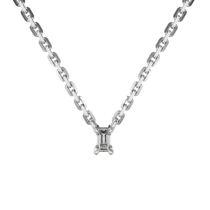 Emerald Cut Pendant for Women – Goldiamart Jewelry