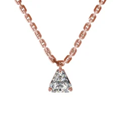 Elegant Trillion Cut Gold Pendant – Goldiamart Jewelry