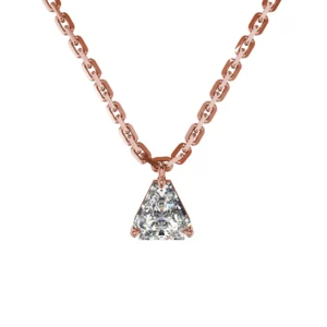 Elegant Trillion Cut Gold Pendant – Goldiamart Jewelry