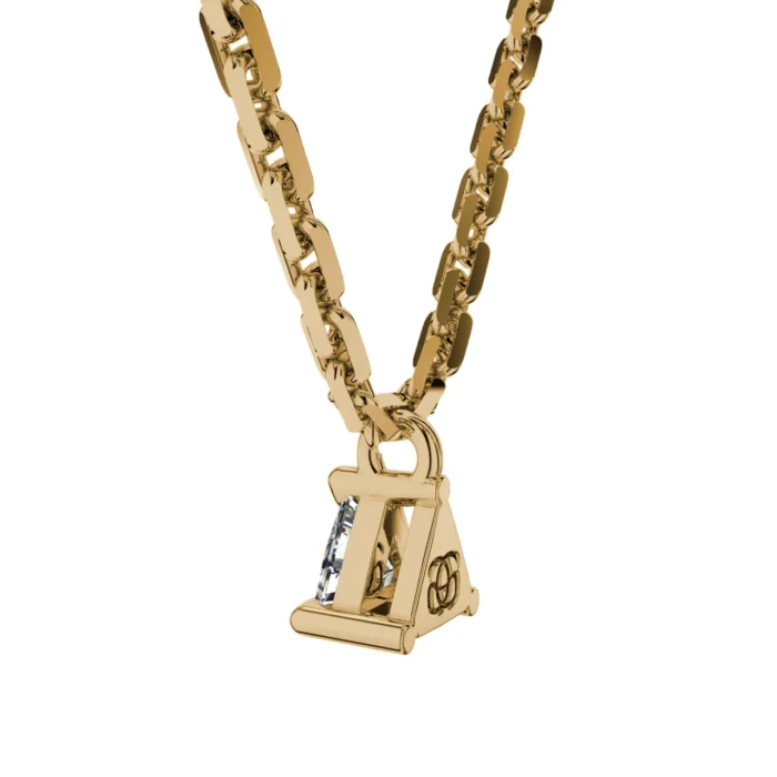 Trillion Cut Jewelry Gold Pendant – Goldiamart Jewelry