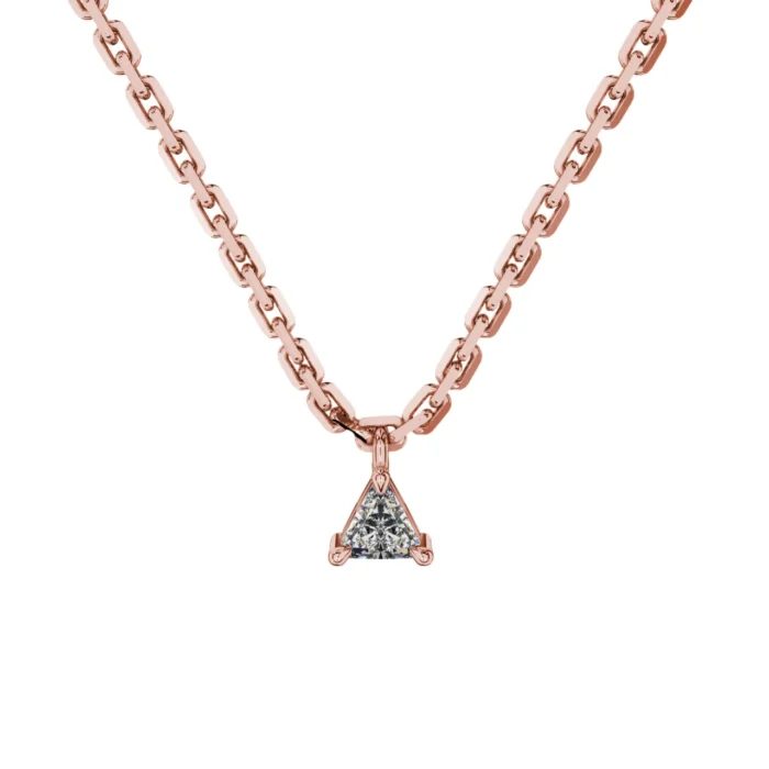 Trillion Cut Jewelry Gold Pendant – Goldiamart Jewelry
