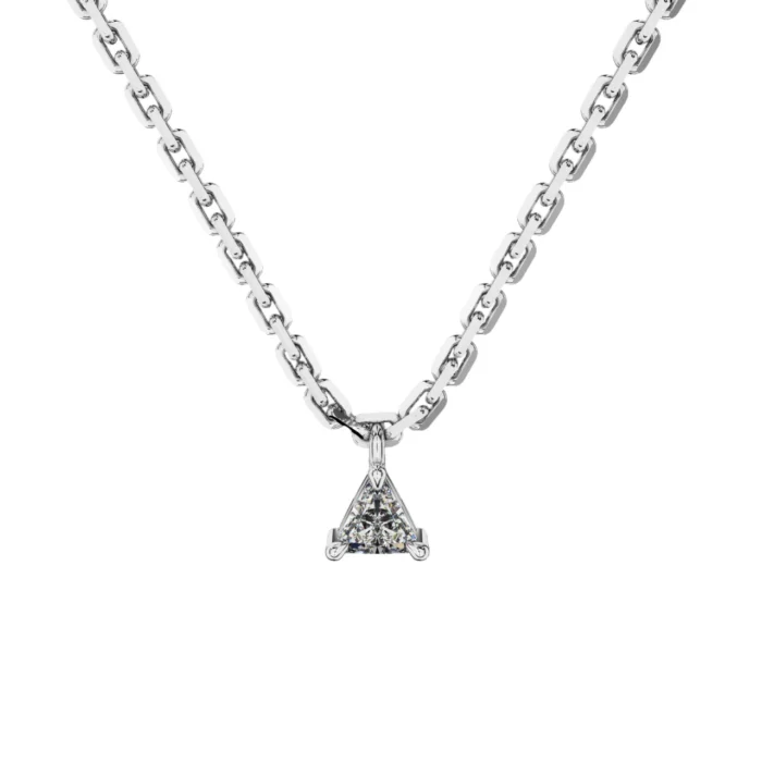 Trillion Cut Jewelry Gold Pendant – Goldiamart Jewelry