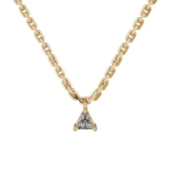 Trillion Cut Jewelry Gold Pendant – Goldiamart Jewelry