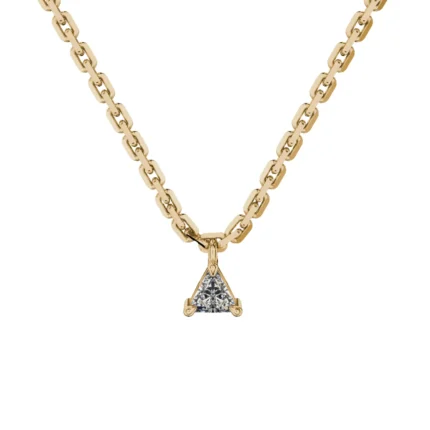 Trillion Cut Jewelry Gold Pendant – Goldiamart Jewelry