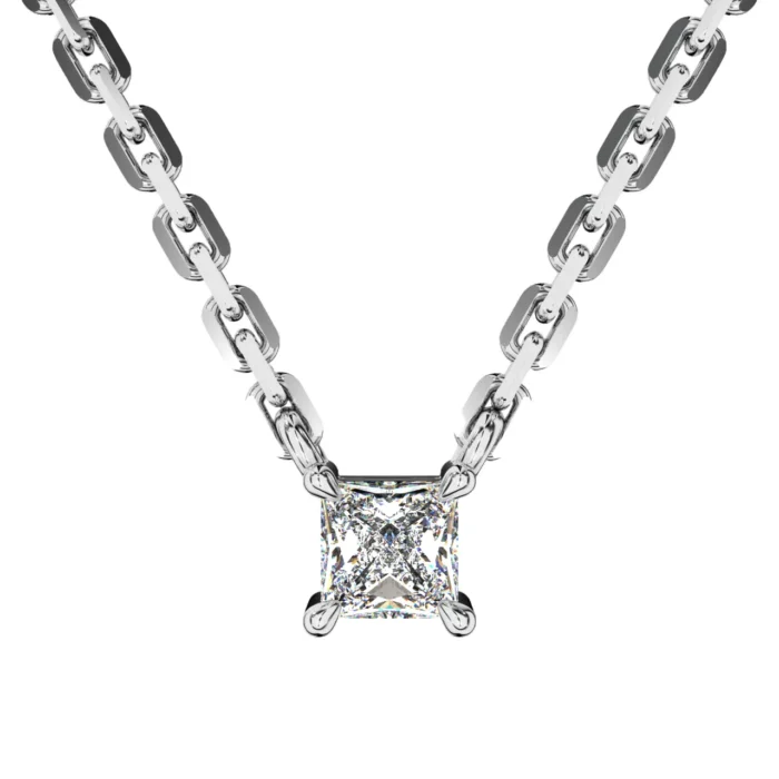 Princess Cut Jewelry Pendant – Goldiamart Jewelry