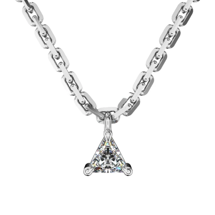 Trillion Cut Jewelry Gold Pendant – Goldiamart Jewelry