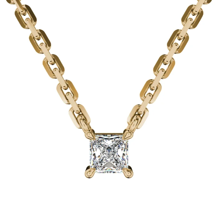 Princess Cut Jewelry Pendant – Goldiamart Jewelry