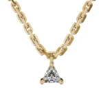 Trillion Cut Jewelry Gold Pendant – Goldiamart Jewelry