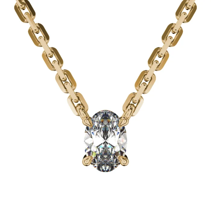Oval Cut Jewelry Pendant – Goldiamart Jewelry