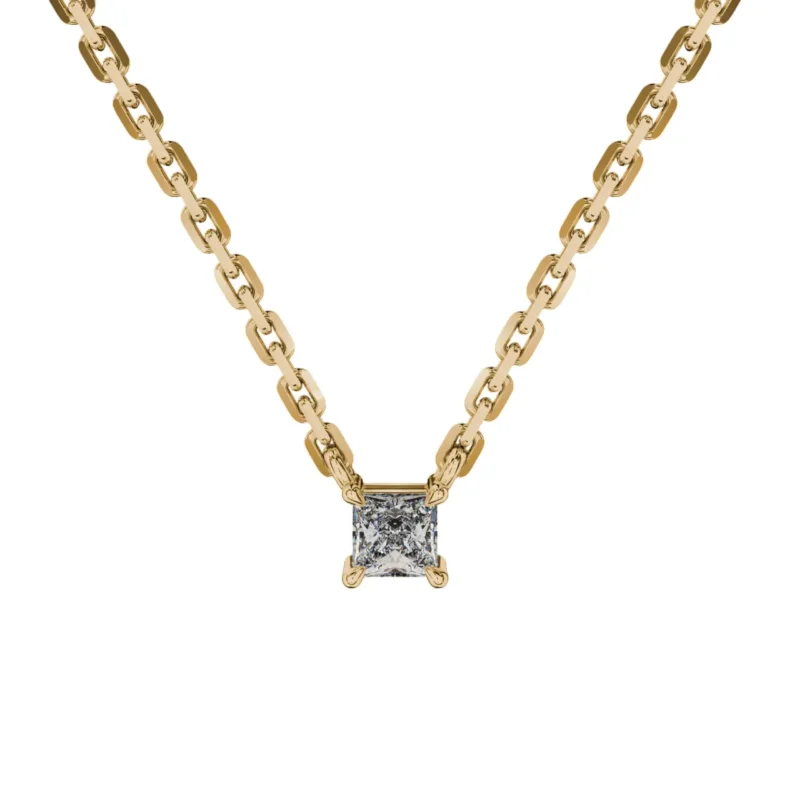 Princess Cut Jewelry Pendant – Goldiamart Jewelry