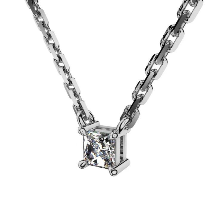 Princess Cut Jewelry Pendant – Goldiamart Jewelry