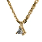 Trillion Cut Jewelry Gold Pendant – Goldiamart Jewelry