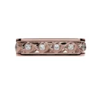 Round Cut Diamond Square Ring – Goldiamart Jewelry