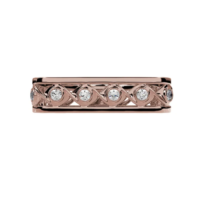 Round Cut Diamond Square Ring – Goldiamart Jewelry